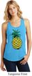 Distressed Pineapple Ladies Racerback Tank Top