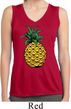 Distressed Pineapple Ladies Sleeveless Moisture Wicking Shirt