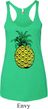 Distressed Pineapple Ladies Tri Blend Racerback Tank Top
