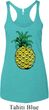 Distressed Pineapple Ladies Tri Blend Racerback Tank Top