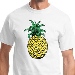 Distressed Pineapple Mens Shirts