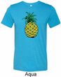 Distressed Pineapple Mens Tri Blend Crewneck Shirt