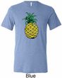 Distressed Pineapple Mens Tri Blend Crewneck Shirt