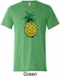 Distressed Pineapple Mens Tri Blend Crewneck Shirt