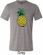 Distressed Pineapple Mens Tri Blend Crewneck Shirt