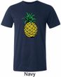 Distressed Pineapple Mens Tri Blend Crewneck Shirt