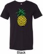 Distressed Pineapple Mens Tri Blend Crewneck Shirt