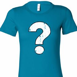 Distressed Question Ladies Shirts