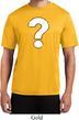 Distressed Question Mens Moisture Wicking Shirt