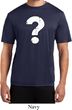 Distressed Question Mens Moisture Wicking Shirt