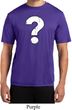 Distressed Question Mens Moisture Wicking Shirt