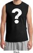 Distressed Question Mens Muscle Shirt
