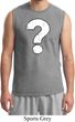Distressed Question Mens Muscle Shirt