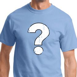 Distressed Question Mens Shirts