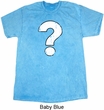 Distressed Question Mineral Tie Dye Shirt