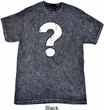 Distressed Question Mineral Tie Dye Shirt