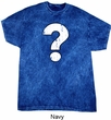 Distressed Question Mineral Tie Dye Shirt