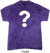 Distressed Question Mineral Tie Dye Shirt