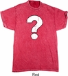 Distressed Question Mineral Tie Dye Shirt