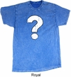 Distressed Question Mineral Tie Dye Shirt