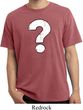 Distressed Question Pigment Dyed Shirt