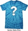 Distressed Question Spider Tie Dye Shirt
