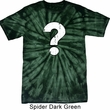 Distressed Question Spider Tie Dye Shirt