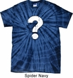 Distressed Question Spider Tie Dye Shirt