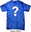 Distressed Question Spider Tie Dye Shirt