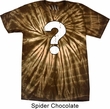 Distressed Question Spider Tie Dye Shirt