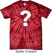 Distressed Question Spider Tie Dye Shirt