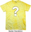 Distressed Question Spider Tie Dye Shirt