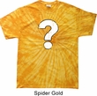 Distressed Question Spider Tie Dye Shirt