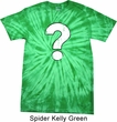 Distressed Question Spider Tie Dye Shirt