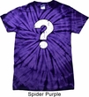 Distressed Question Spider Tie Dye Shirt