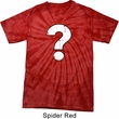 Distressed Question Spider Tie Dye Shirt