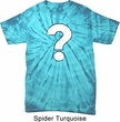 Distressed Question Spider Tie Dye Shirt