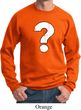 Distressed Question Sweat Shirt