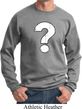 Distressed Question Sweat Shirt