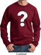Distressed Question Sweat Shirt