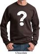 Distressed Question Sweat Shirt