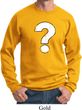 Distressed Question Sweat Shirt