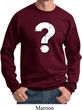 Distressed Question Sweat Shirt