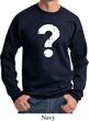 Distressed Question Sweat Shirt