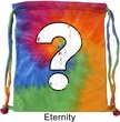Distressed Question Tie Dye Bag