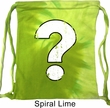 Distressed Question Tie Dye Bag