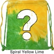 Distressed Question Tie Dye Bag