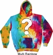 Distressed Question Tie Dye Hoody