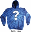 Distressed Question Tie Dye Hoody
