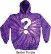 Distressed Question Tie Dye Hoody